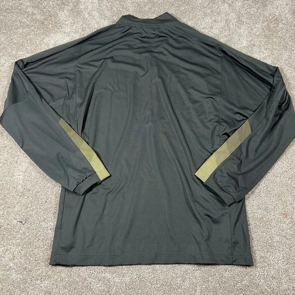 Adidas Mens M Gray Vegas Golden‎ Knights Primeblue 1/4 Zip Knit NHL Pullover NWT